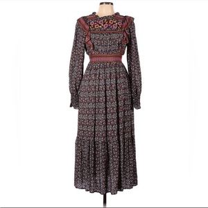 Bohemian Style Floral Maxi Dress 💐